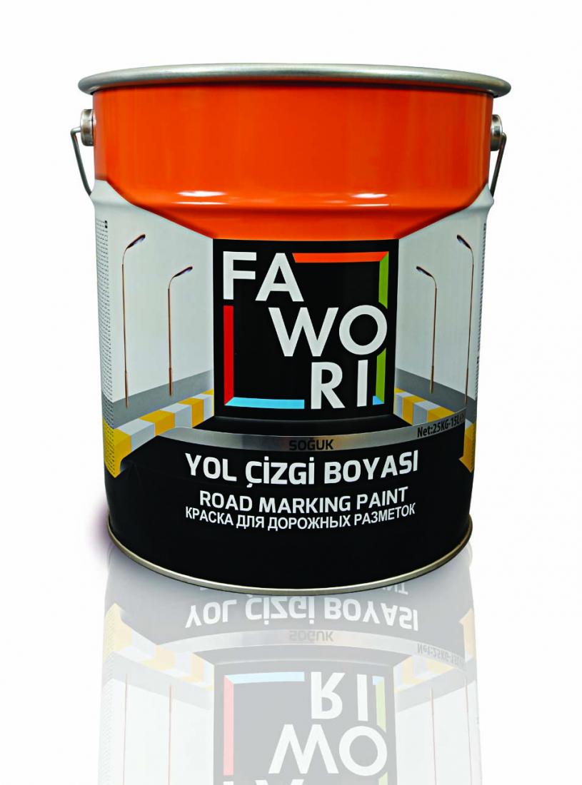 КРАСКА ДЛЯ ДОРОЖНОЙ РАЗМЕТКИ ФАВОРИ 25кг 