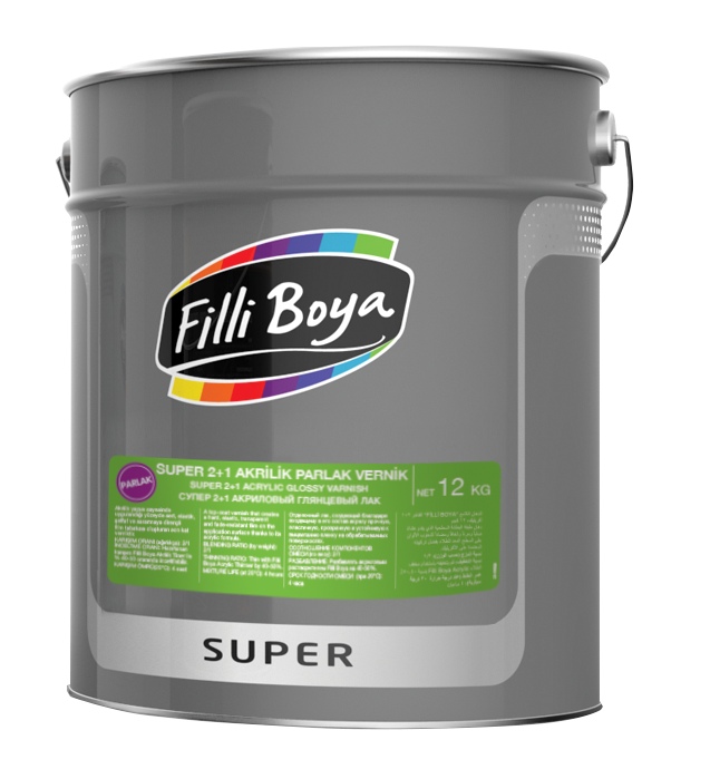 SUPER 2+1 АКРИЛОВЫЙ ЛАК ГЛЯНЦЕВЫЙ 4.5кг