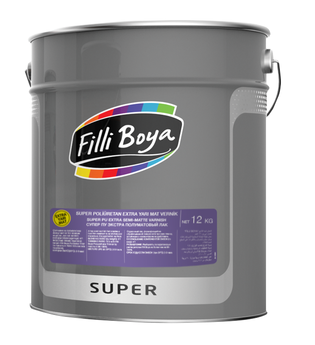 SUPER ПОЛИУРЕТАНОВЫЙ ПОЛУМАТОВЫЙ ЛАК 3.75кг
